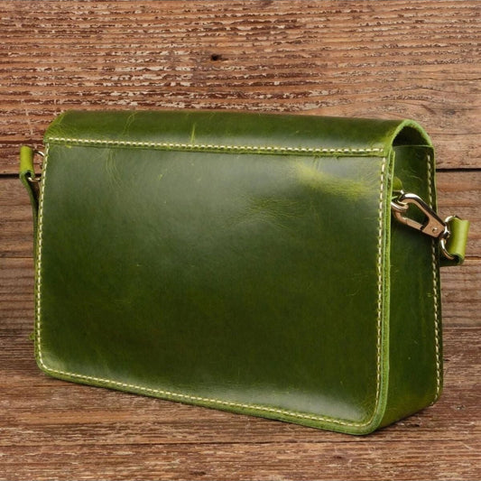 Handmade 100% Genuine Calfskin Shoulder Bag 6cmx18cmx7cm SPF-C-006