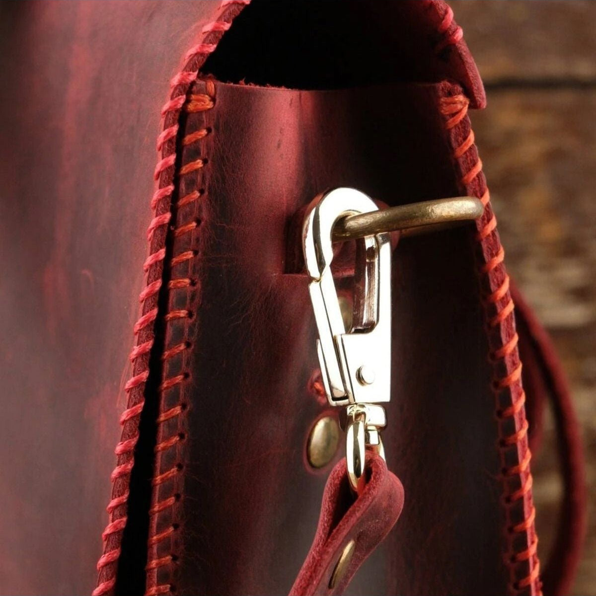 Handmade 100% Genuine Calfskin Shoulder Bag 24cmx20cmx6cm SPF-C-002