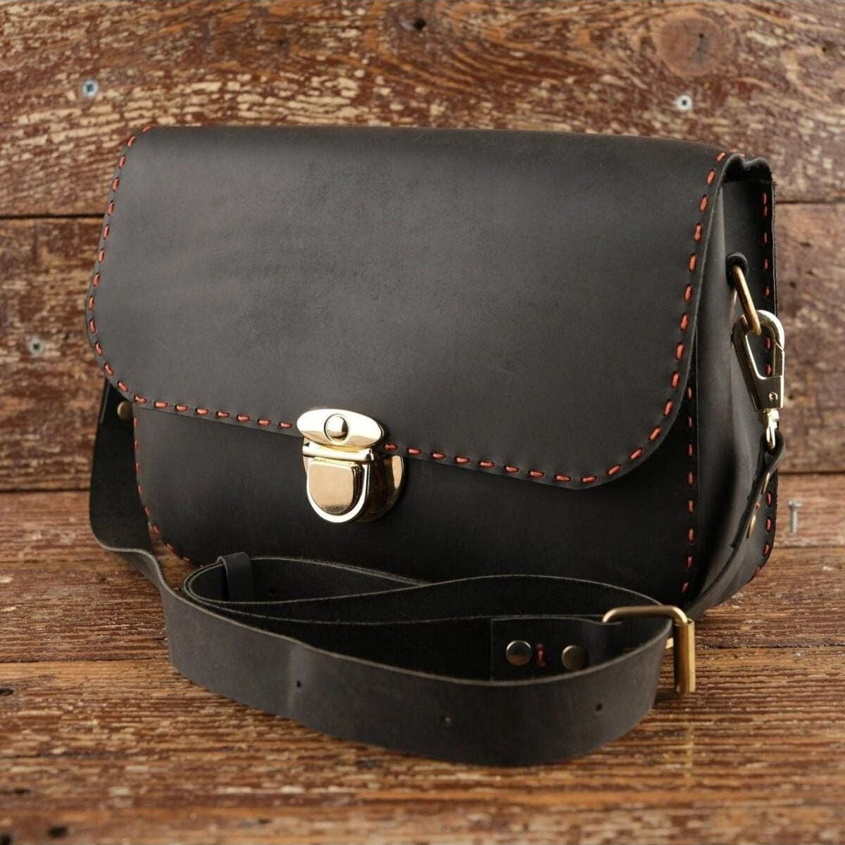 Handmade 100% Genuine Calfskin Shoulder Bag 26cmx19cmx6cm SPF-C-003