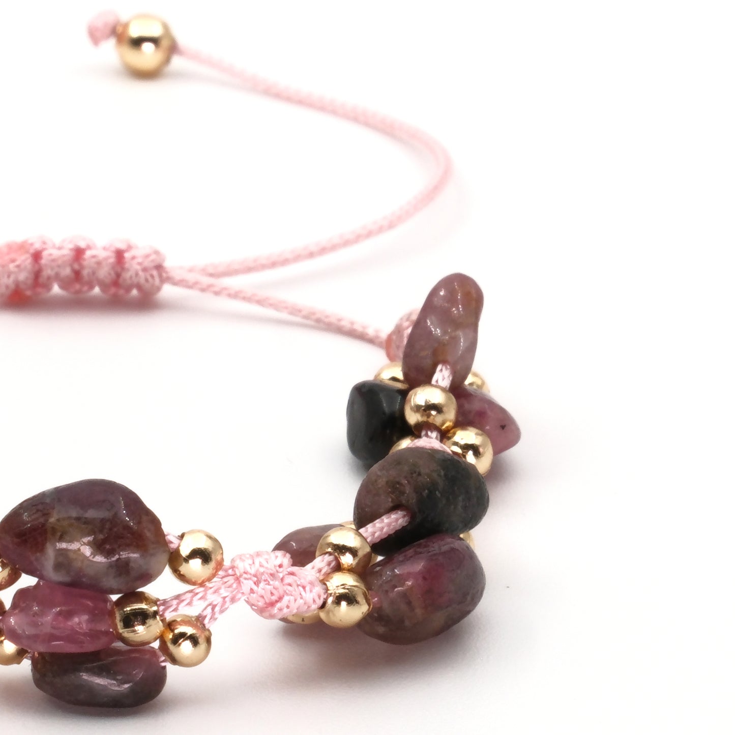 Tourmaline Macrame Natural Stone Bracelet SPF-A-073