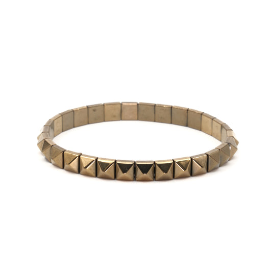 Hematit Sertifikalı Doğal Taş Bileklik SPF-A-025