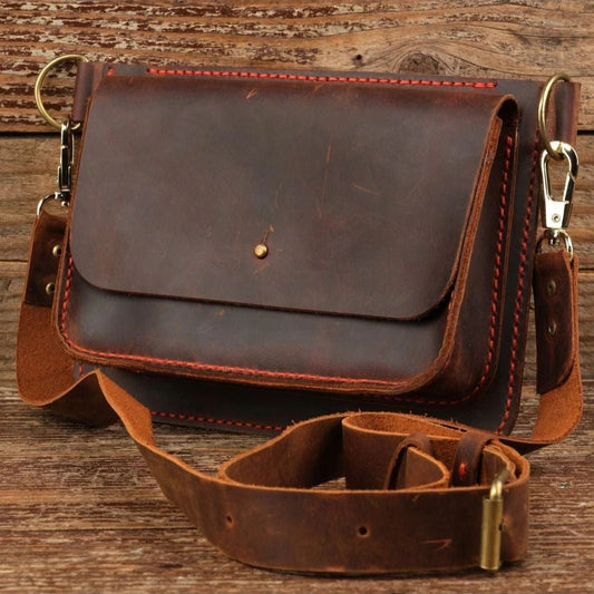 Handmade 100% Genuine Calfskin Shoulder Bag 20mx13cmx4cm SPF-C-001