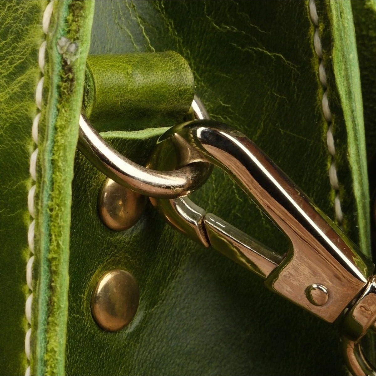 El Yapımı %100 Hakiki Dana Derisi Omuz Çantası 6cmx18cmx7cm SPF-C-006