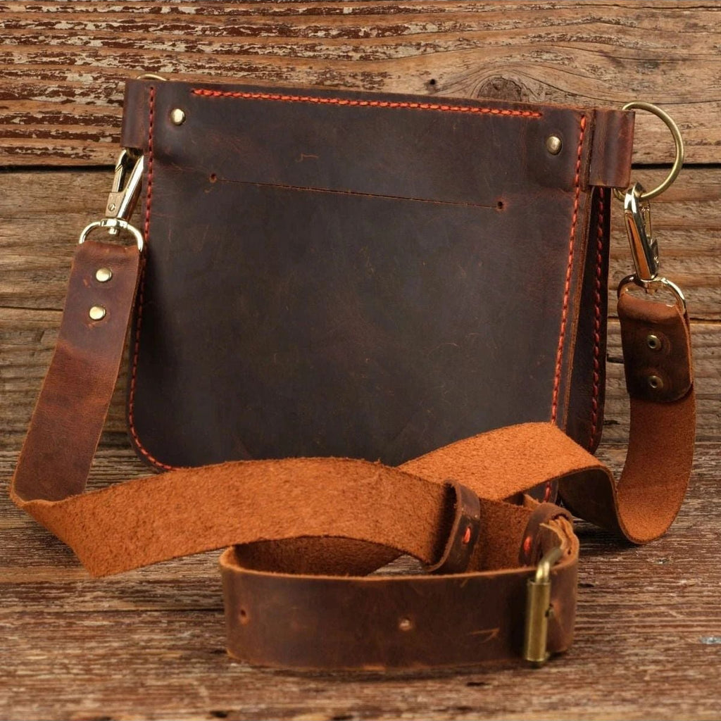 El Yapımı %100 Hakiki Dana Derisi Omuz Çantası 20mx13cmx4cm SPF-C-001