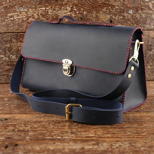 Handmade 100% Genuine Calfskin Shoulder Bag 28cmx20cmx10cm SPF-C-005