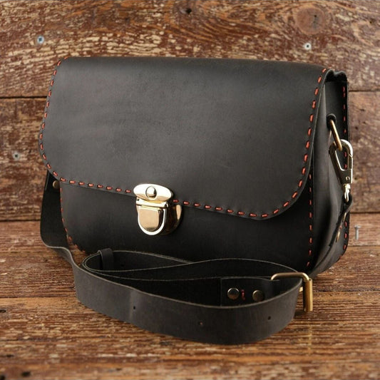 Handmade 100% Genuine Calfskin Shoulder Bag 26cmx19cmx6cm SPF-C-003