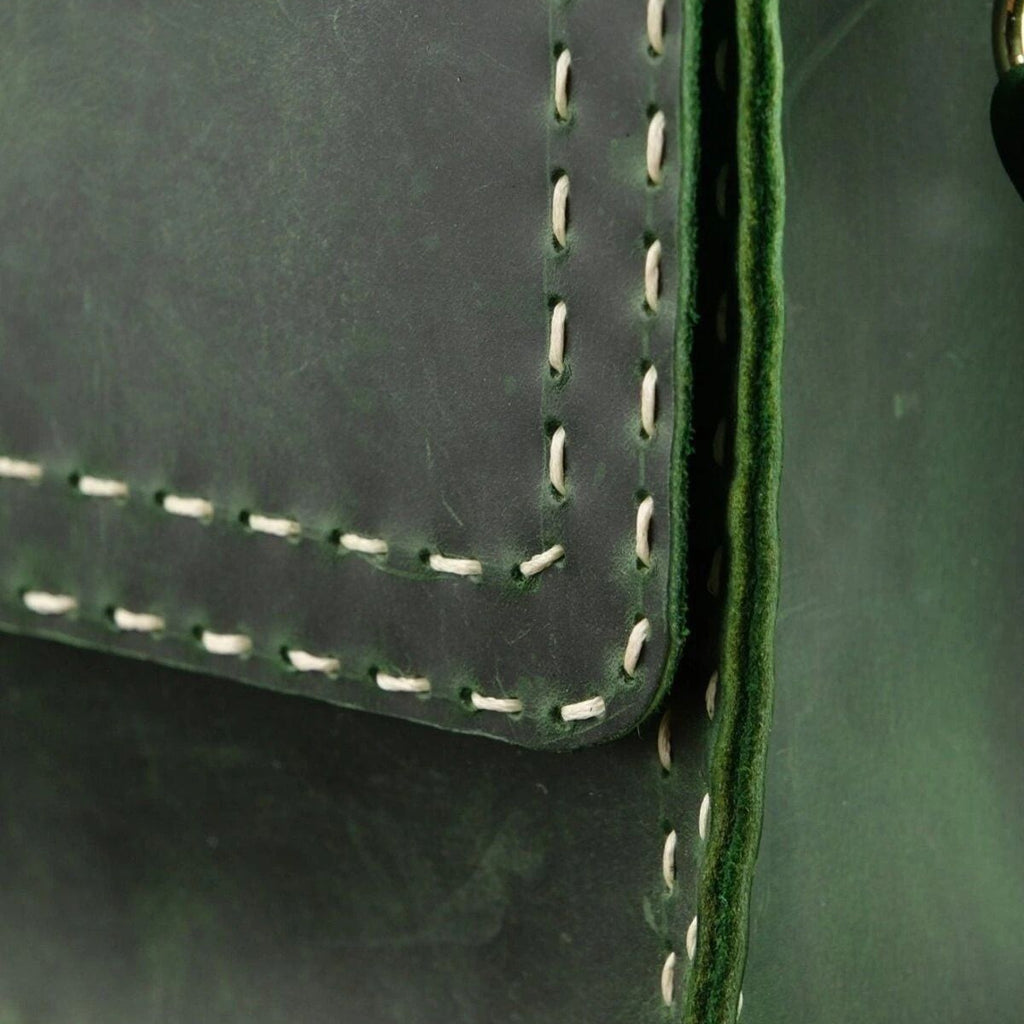 El Yapımı %100 Hakiki Dana Derisi Omuz Çantası 26cmx20cmx8cm SPF-C-004