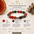 Agate and Smoky Quartz Hematite (10mm) Certified Natural Stone Bracelet SPF-A-002