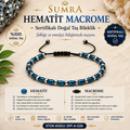 Hematite Macrome Certified Natural Stone Bracelet SPF-A-026