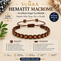Hematite Macrome Certified Natural Stone Bracelet SPF-A-027