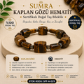 Tiger Eye Hematite Certified Natural Stone Bracelet SPF-A-029