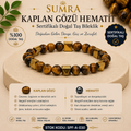 Tiger Eye Hematite Certified Natural Stone Bracelet SPF-A-030