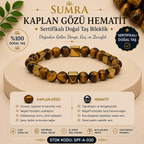 Tiger Eye Hematite Certified Natural Stone Bracelet SPF-A-030