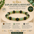 Tiger Eye and Aventurine Certified Natural Stone Bracelet SPF-A-034
