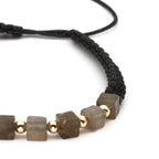 Labradorite Macrame Certified Natural Stone Bracelet SPF-A-050