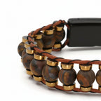 Kaplan Gözü ve Hematit Sertifikalı Doğal Taş Bileklik SPF-A-039