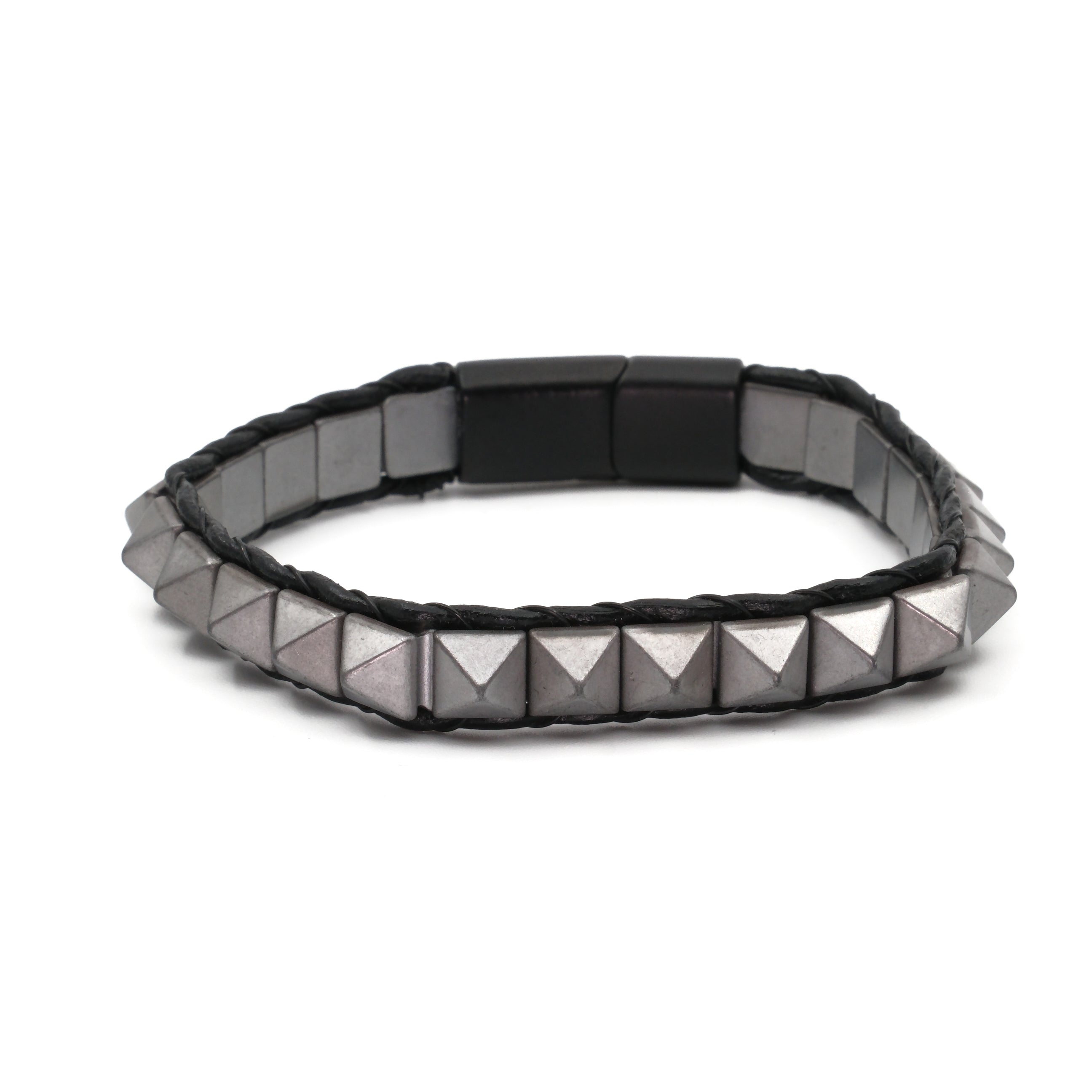 Hematit Sertifikalı Doğal Taş Bileklik SPF-A-022