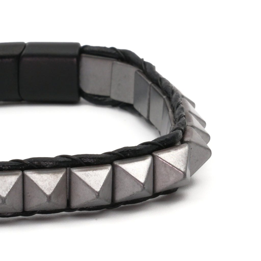 Hematit Sertifikalı Doğal Taş Bileklik SPF-A-022