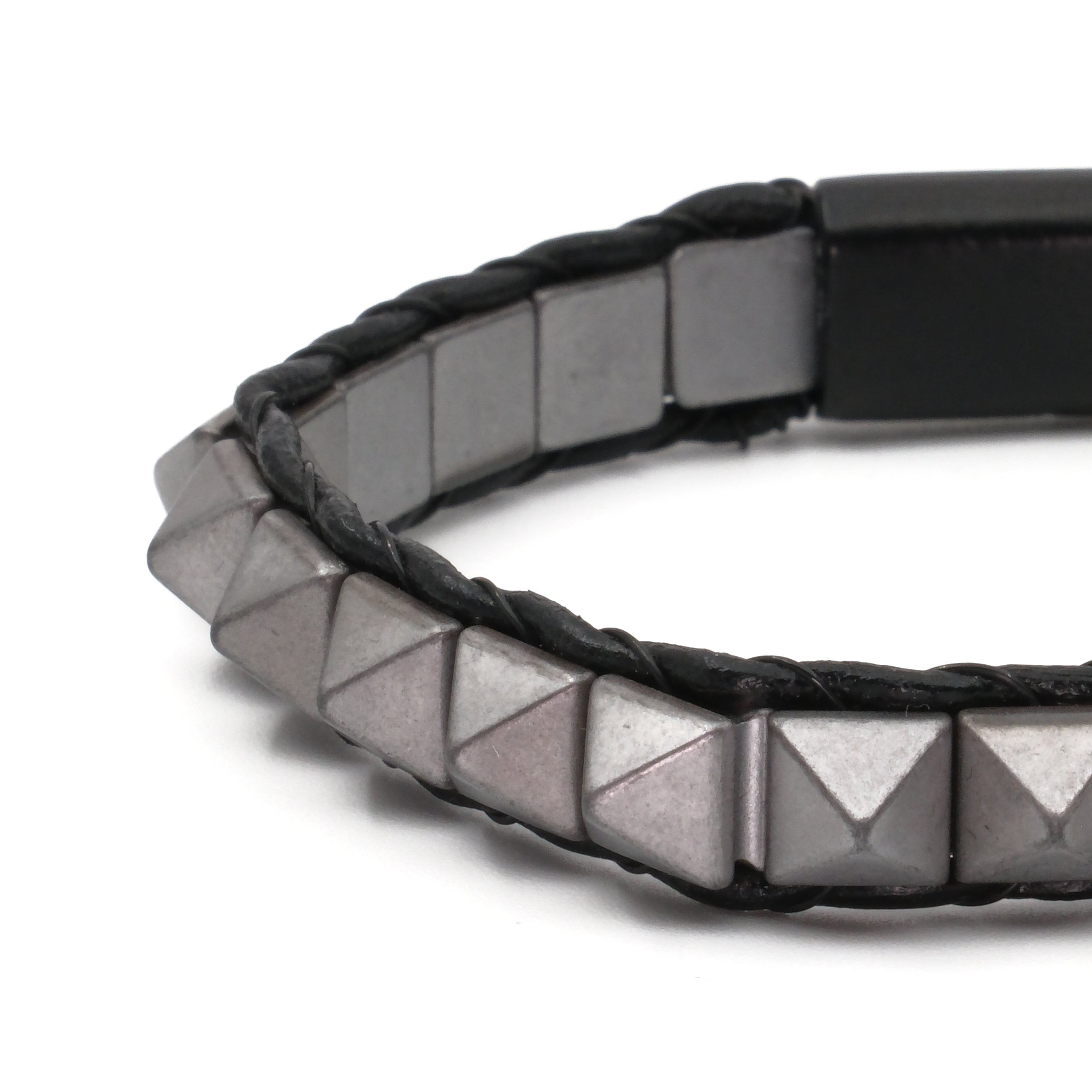 Hematit Sertifikalı Doğal Taş Bileklik SPF-A-022