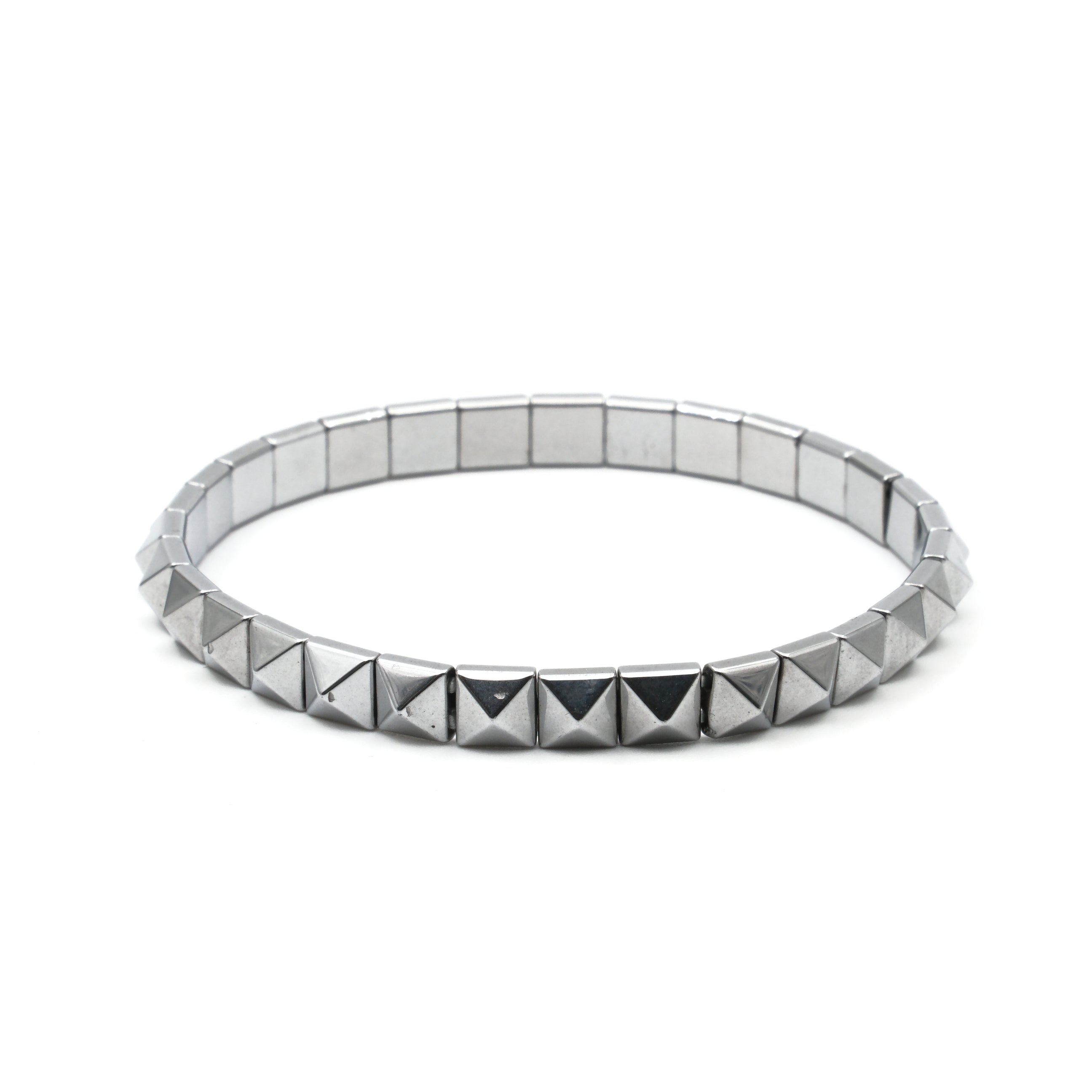 Hematit Sertifikalı Doğal Taş Bileklik SPF-A-024