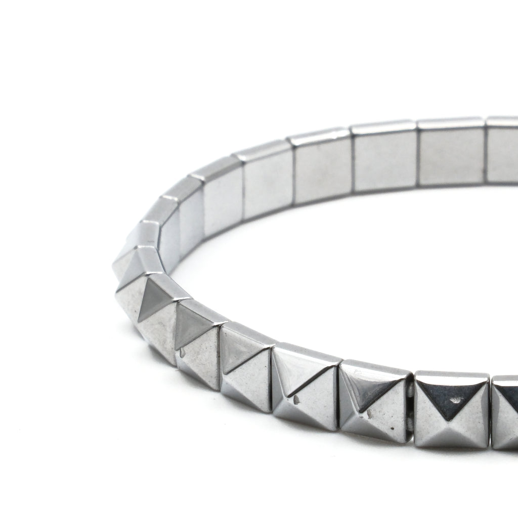 Hematit Sertifikalı Doğal Taş Bileklik SPF-A-024