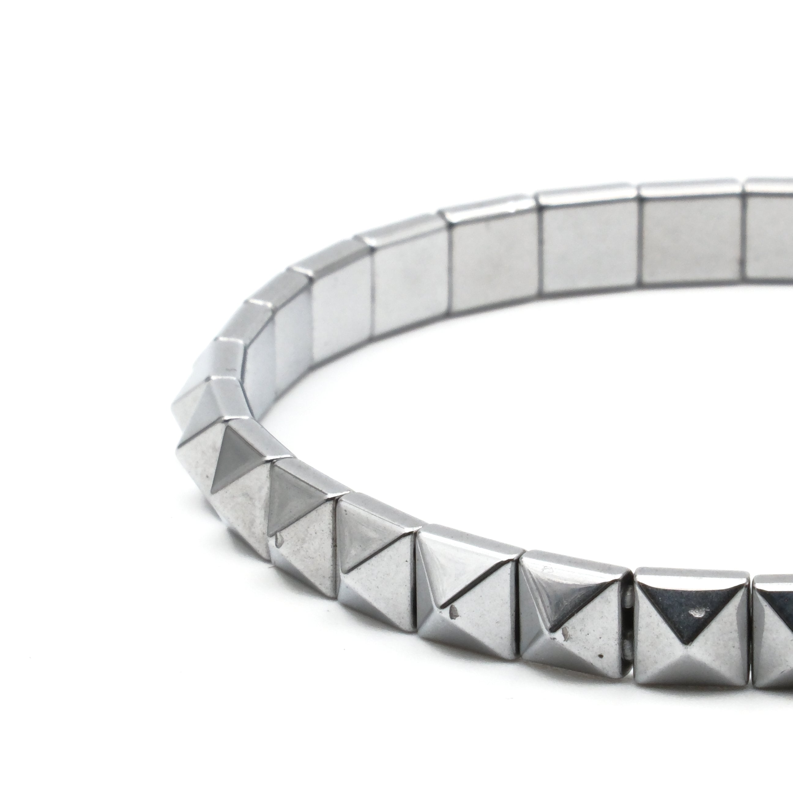 Hematit Sertifikalı Doğal Taş Bileklik SPF-A-024