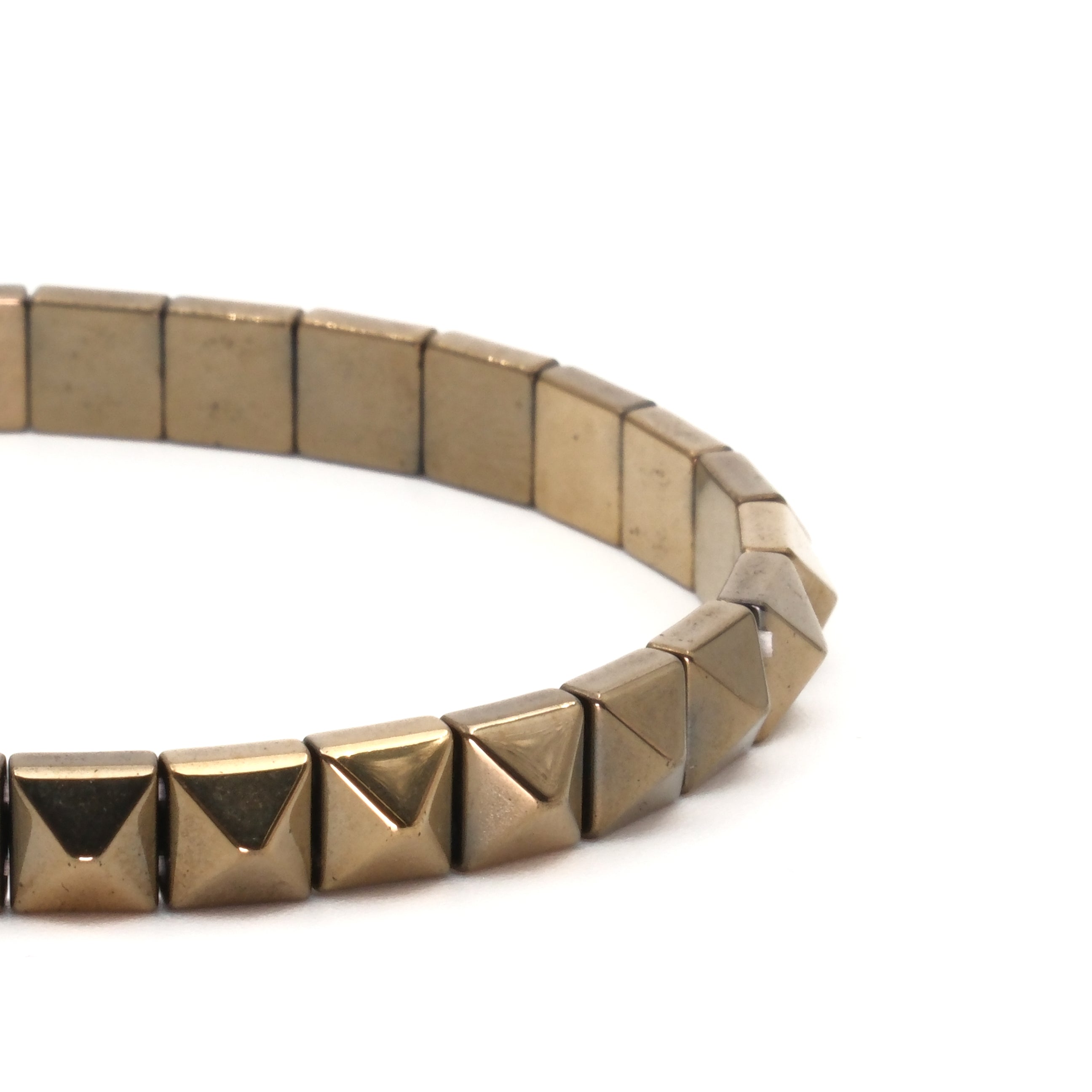 Hematit Sertifikalı Doğal Taş Bileklik SPF-A-025