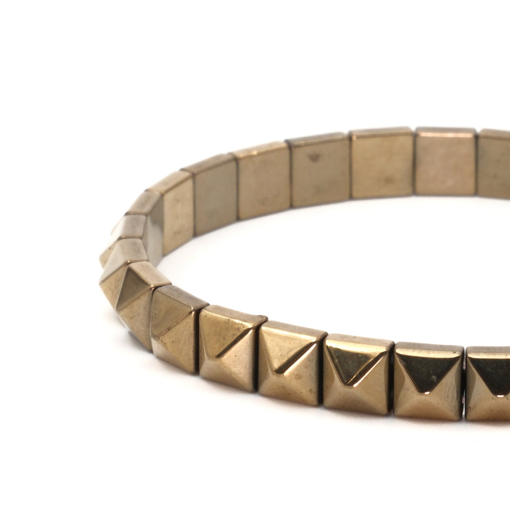 Hematit Sertifikalı Doğal Taş Bileklik SPF-A-025