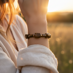 Tiger Eye Hematite Certified Natural Stone Bracelet SPF-A-029