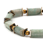 Amazonite Hematite Certified Natural Stone Bracelet SPF-A-007