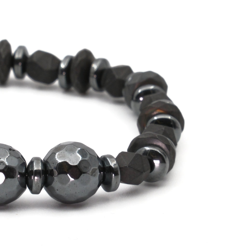 Hematit Sertifikalı Doğal Taş Bileklik SPF-A-023