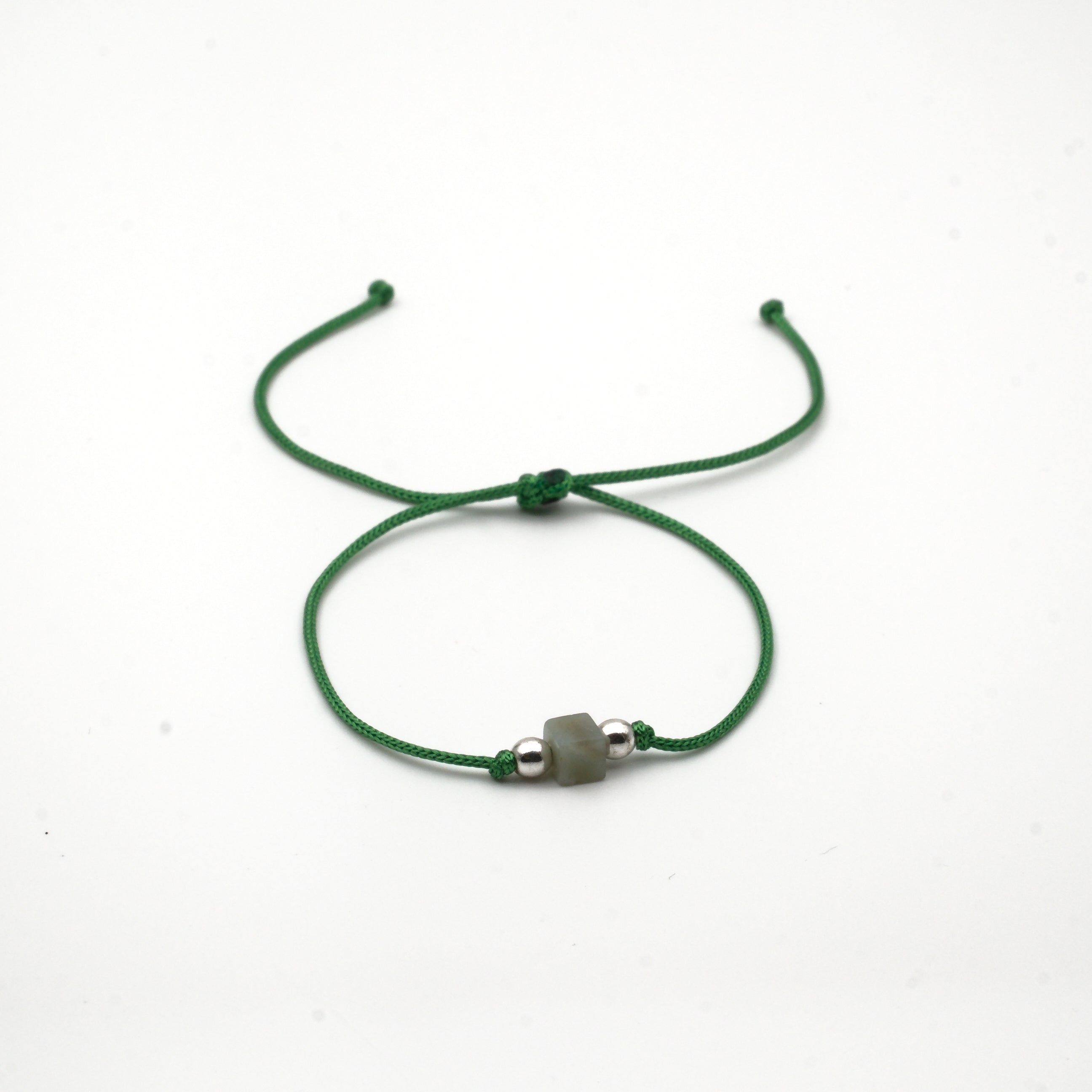 Küp Amazonit Sertifikalı Doğal Taş Bileklik SPF-A-084