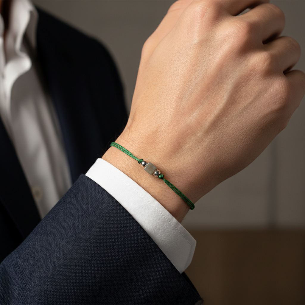 Küp Amazonit Sertifikalı Doğal Taş Bileklik SPF-A-084