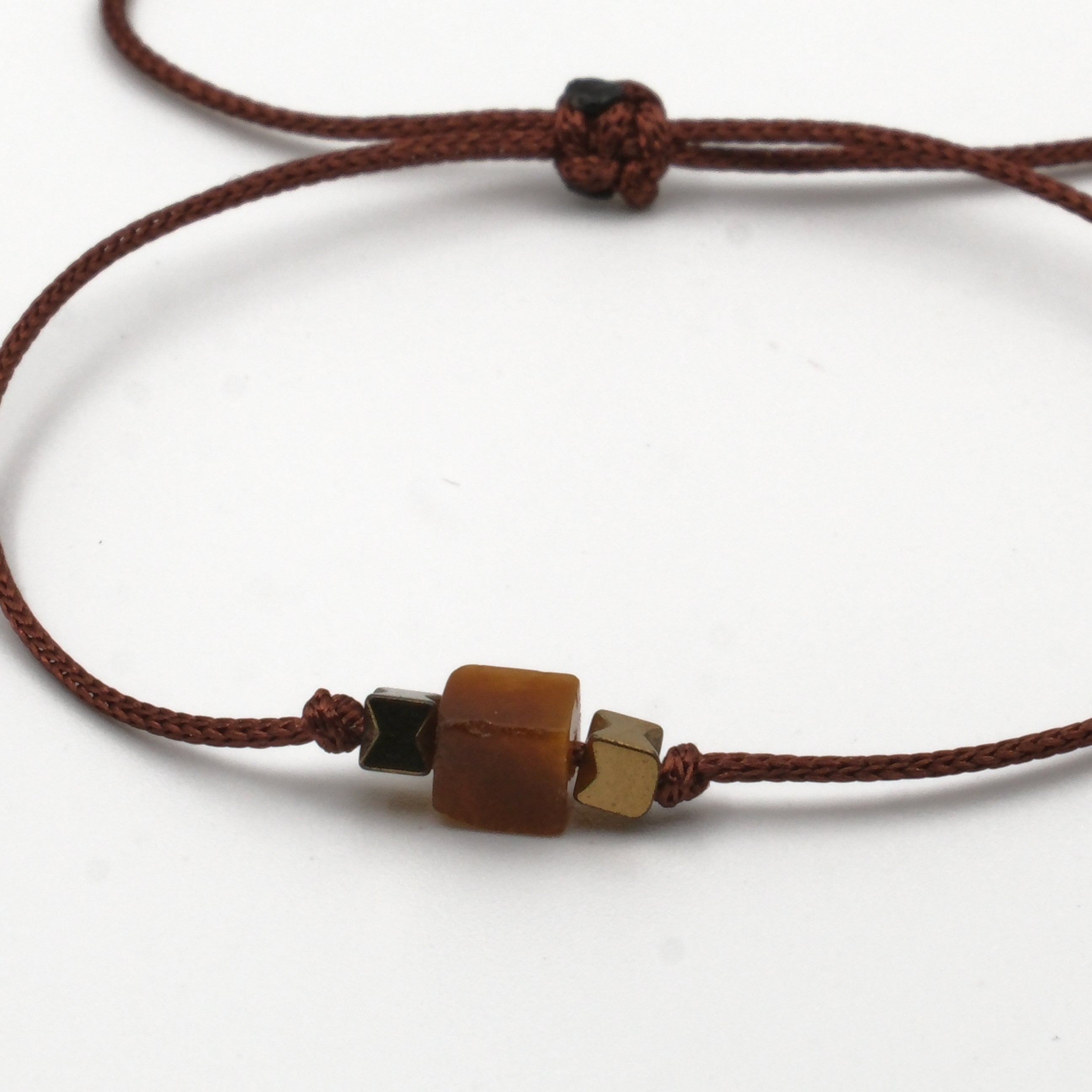 Küp Kaplan Gözü Sertifikalı Doğal Taş Bileklik SPF-A-083