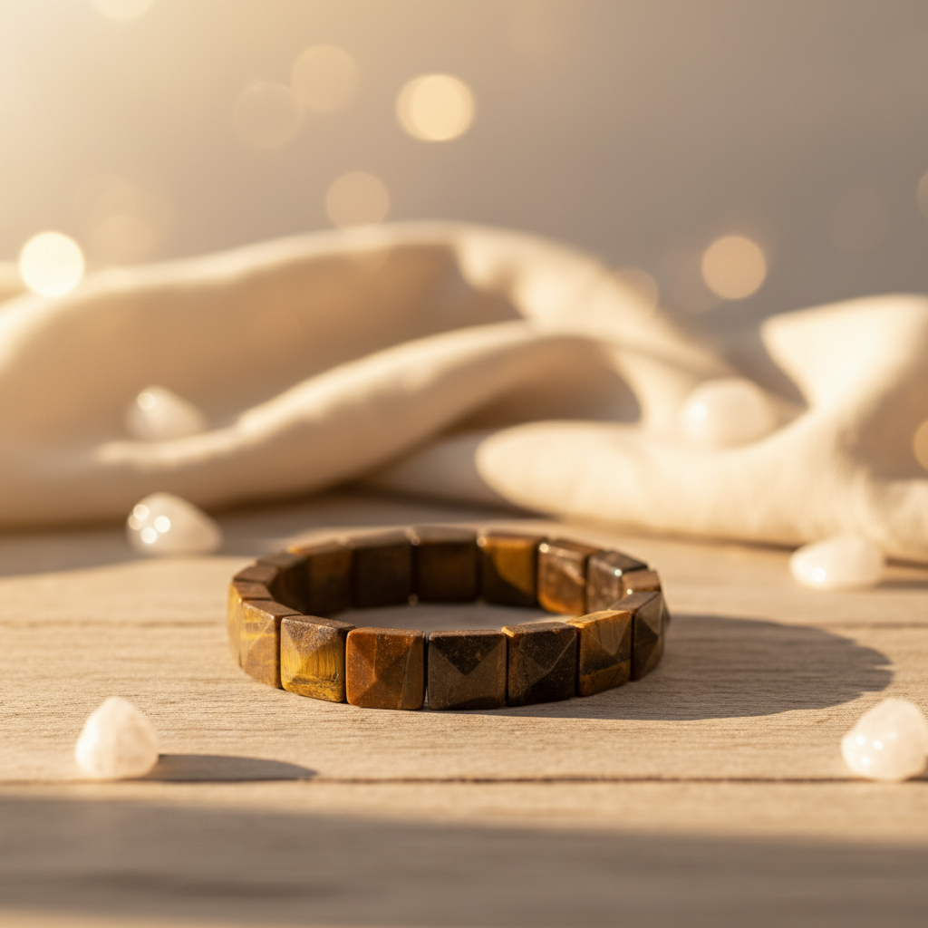 Kaplan Gözü Rolex Kesim Sertifikalı Doğal Taş Bileklik SPF-A-088