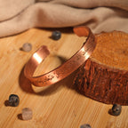 Handmade Motif Pure Copper Unisex Bracelet SPF-B-011