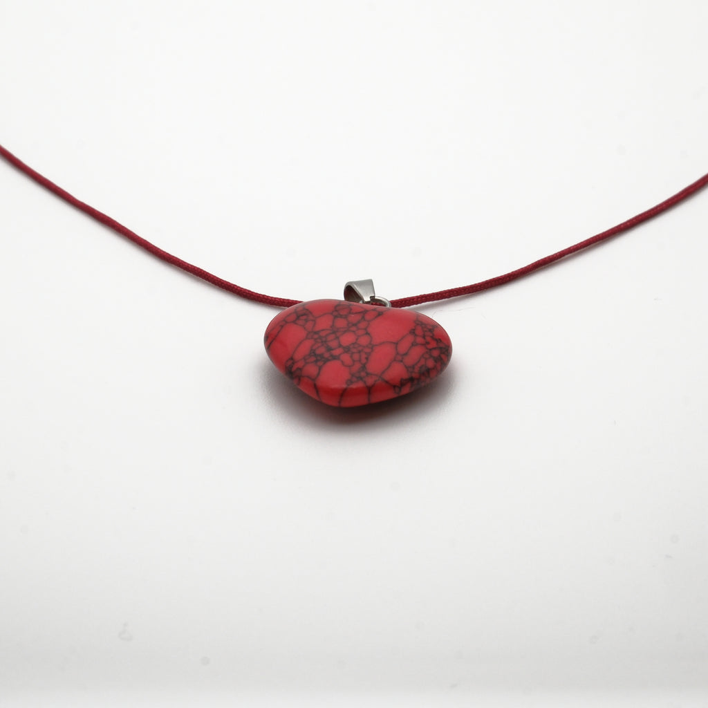 Mercan Sertifikalı Doğal Taş Kolye SPF-A-108