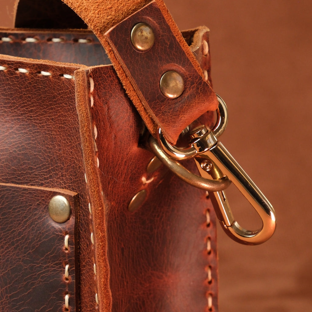 El Yapımı %100 Hakiki Dana Derisi Omuz Çantası 29cmx19cmx7cm SPF-C-012