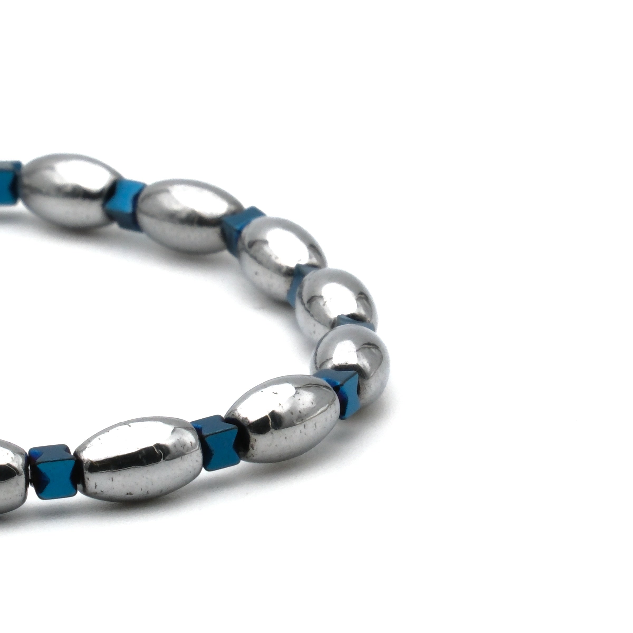 Hematit Sertifikalı Doğal Taş Bileklik SPF-A-094