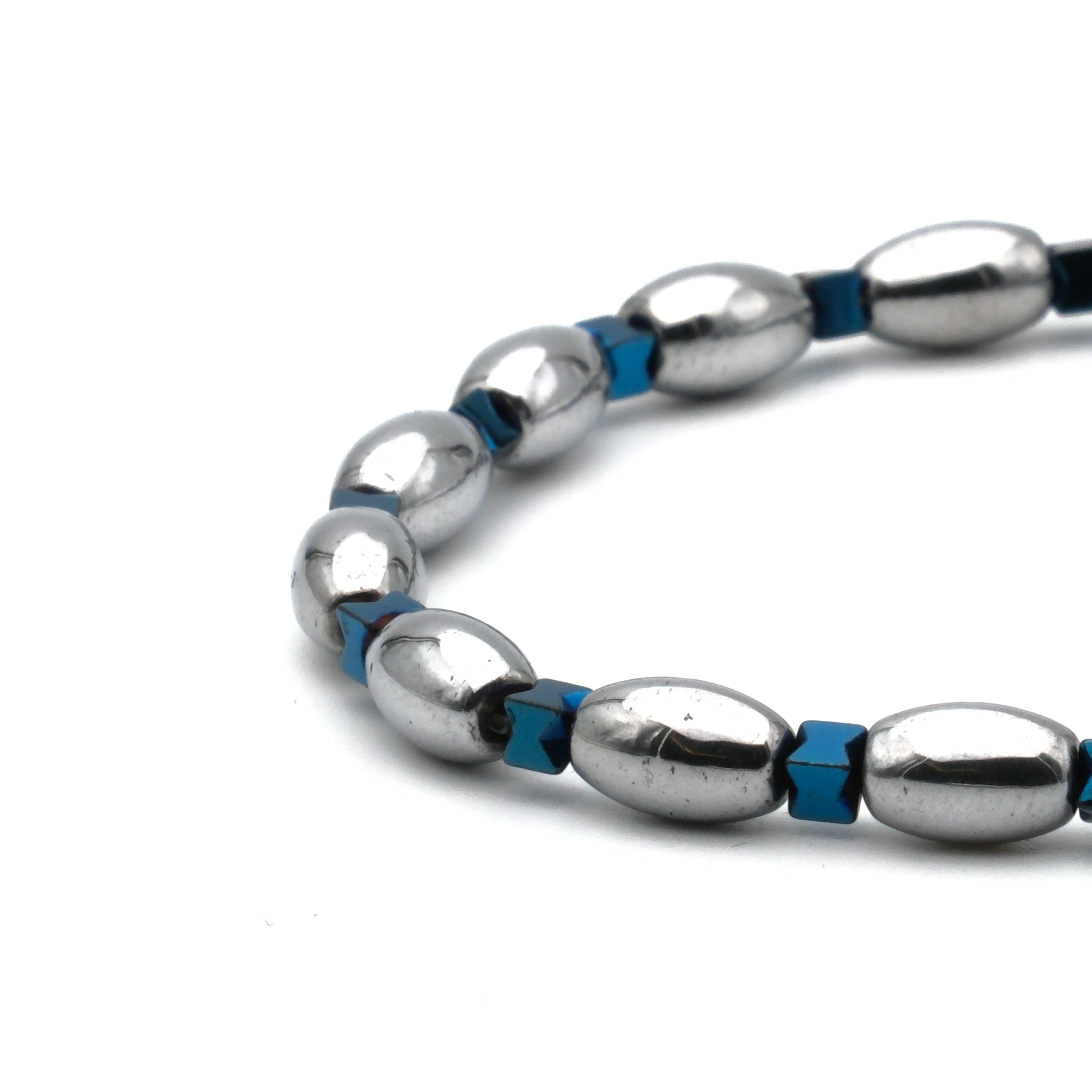 Hematit Sertifikalı Doğal Taş Bileklik SPF-A-094