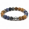 Patika — Sodalit Jasper & Hematit Bileklik