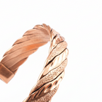 El Yapımı Motifli Saf Bakır Unisex Bileklik SPF-B-005