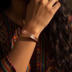Handmade Motif Pure Copper Unisex Bracelet SPF-B-004