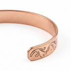Handmade Motif Pure Copper Unisex Bracelet SPF-B-004
