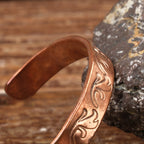 Handmade Motif Pure Copper Unisex Bracelet SPF-B-004