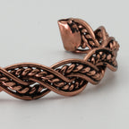 El Yapımı Motifli Saf Bakır Unisex Bileklik SPF-B-022