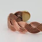 El Yapımı Motifli Saf Bakır Unisex Bileklik SPF-B-023